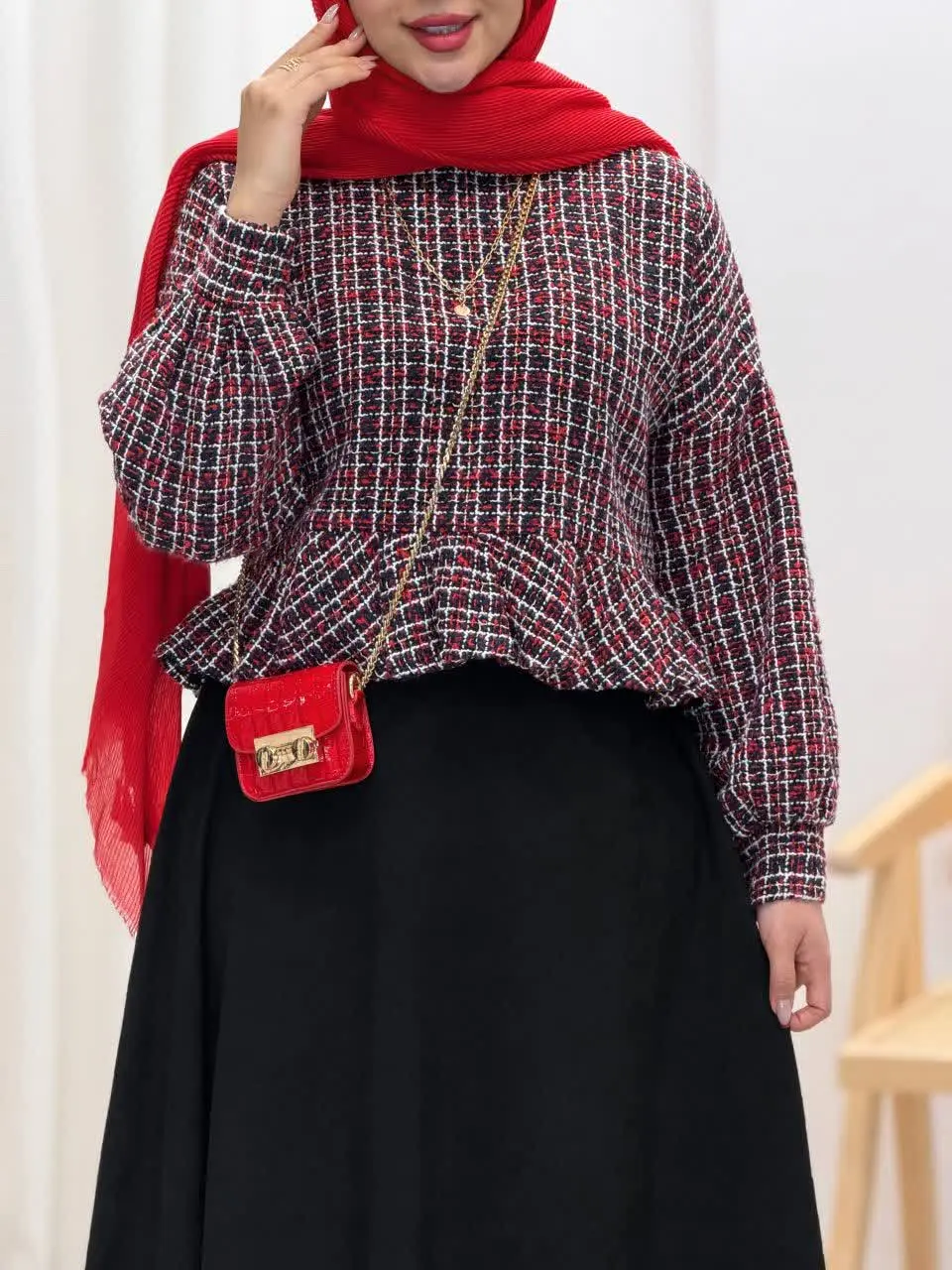 3905-کت و دامن شانی (ارسال از 27 آذر)